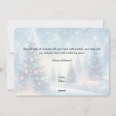 Twinkle, Prance & Be Merry Rendier Kerstkaart (Achterkant)