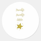 Twinkle Ronde Sticker (Voorkant)