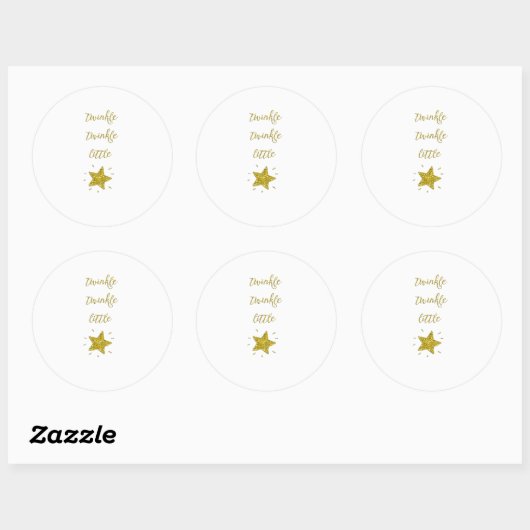 Twinkle Ronde Sticker (Vel)