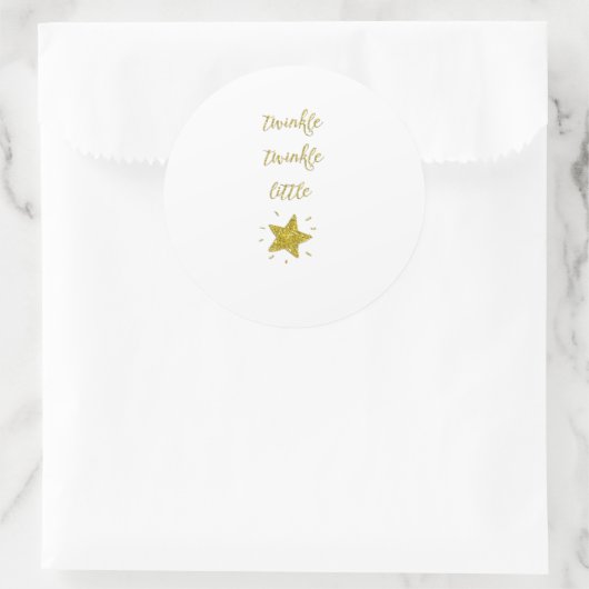 Twinkle Ronde Sticker (Tas)