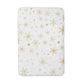 Twinkle Snowflake 3 - Goud & wit- Badmat (Voorkant Verticaal)
