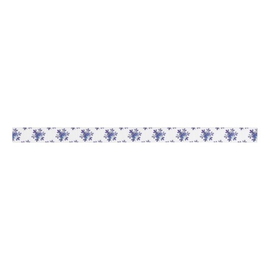 Twinkle Snowflake Grosgrain Lint (Voorkant)