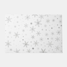Twinkle Snowflake -Silver Grey & White-