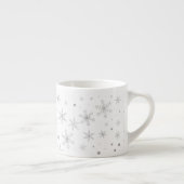 Twinkle Snowflake -Silver Grey & White- Espresso Kop (Rechts)