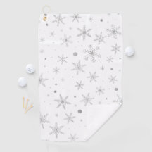 Twinkle Snowflake -Silver Grey & White-