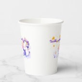 ⭐ Twinkle Sparkle Unicorn Papier Cup 🌈✨ Papieren Bekers (Links)