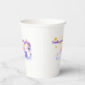 ⭐ Twinkle Sparkle Unicorn Papier Cup 🌈✨ Papieren Bekers (Rechts)