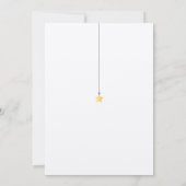 Twinkle Sprinkle Baby shower rustieke Boho Kaart (Achterkant)