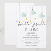 Twinkle Sprinkle Baby shower rustieke Boho Kaart (Voorkant / Achterkant)