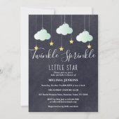 Twinkle Sprinkle Baby shower Sprinkle krijtbord Kaart (Voorkant)