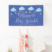 Twinkle Sprinkle Baby Shower / Sprinkle Welkom Spandoek (Insitu)