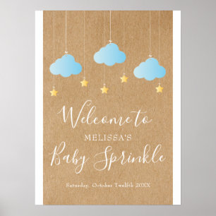 Twinkle Sprinkle Baby Sprinkle / Shower Welkom Poster