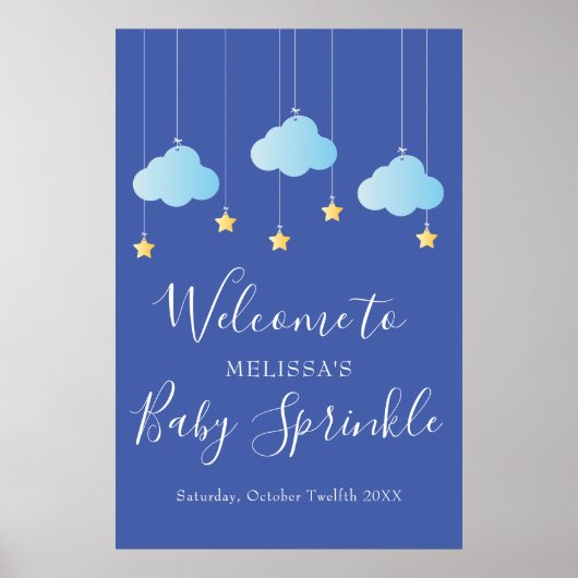 Twinkle Sprinkle Baby Sprinkle / Shower Welkom Poster (Voorkant)