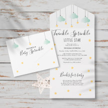 Twinkle Sprinkle Geslachtsneutrale Baby Shower