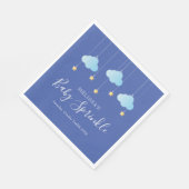 Twinkle Sprinkle Kleine Ster Baby Sprinkle Blauw Servet (Hoek)