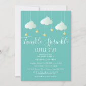 Twinkle Sprinkle Little Star Baby shower Kaart (Voorkant)