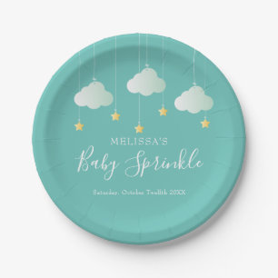 Twinkle Sprinkle Little Star Baby shower/Sprinkle Papieren Bordje