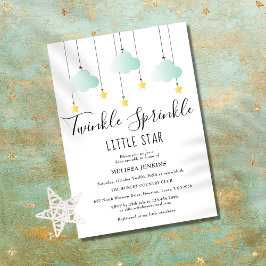 Twinkle Sprinkle Little Star Neutrale Baby Shower Kaart