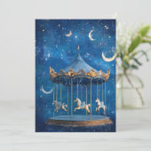 Twinkle Sprinkle | Maan magie Kaart (Staand voorkant)