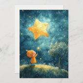 Twinkle Sprinkle | Sterrennacht Kaart (Voorkant / Achterkant)