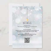 Twinkle Sprinkle Winter All In One Baby Shower Kaart (Achterkant)