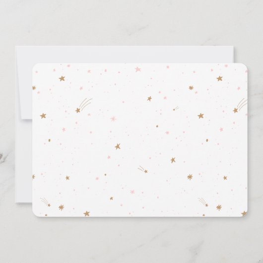 Twinkle Star 1st Birthday Kaart (Achterkant)