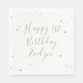 Twinkle Star 1st Birthday Servet