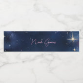 Twinkle Star Baby Boy Food Label Waterfles Etiket (Enkel label)