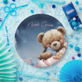 Twinkle Star Baby Boy Paper Plate Papieren Bordje (Feest)