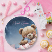 Twinkle Star Baby Boy Paper Plate Papieren Bordje (Feest)