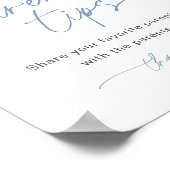 Twinkle Star Baby shower Boy ouderschap Tips Poster (Hoek)