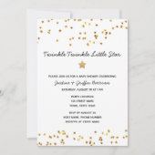 Twinkle Star Baby shower Invitation Kaart (Voorkant)