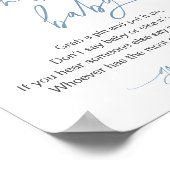 Twinkle Star Baby Shower Spel voor Jongens - Geen  Poster (Hoek)