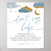 Twinkle Star Baby Shower Spel voor Jongens - Geen  Poster (Voorkant)