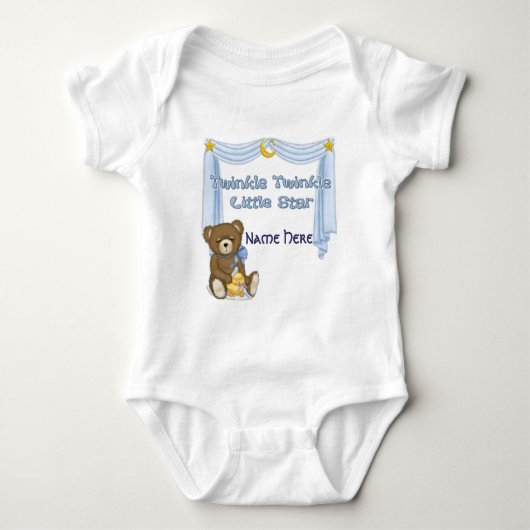Twinkle Star Beer - Blauw Romper (Voorkant)