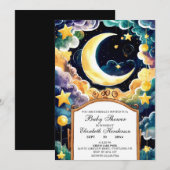 Twinkle Star Boho Celestial Baby shower Kaart (Voorkant / Achterkant)