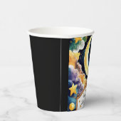 Twinkle Star Boho Celestial Baby shower Papieren Bekers (Rechts)