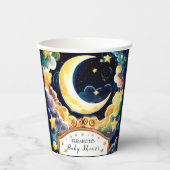 Twinkle Star Boho Celestial Baby shower Papieren Bekers (Voorkant)