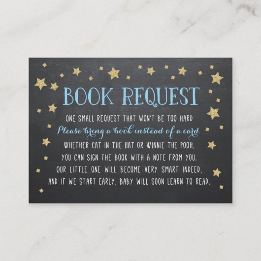 Twinkle Star Book Request, kinderdagverblijf Rhyme Informatiekaartje (Voorkant)