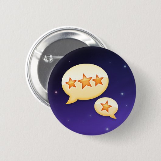 Twinkle Star Button (Voorkant /achterkant)