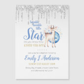 TWINKLE Star Drip Glitter Woodland Deer BAPTISM (Voorkant)