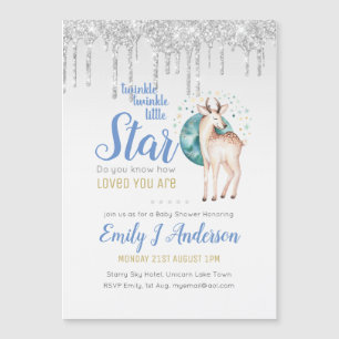 TWINKLE Star Driving Glitter Woodland Deer Baby