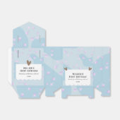 Twinkle Star en Heart Birthday Bedankdoosjes (Uitgevouwen)