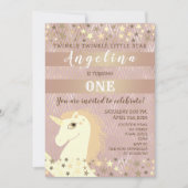 Twinkle Star Girl 1e verjaardag Kaart (Voorkant)