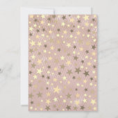 Twinkle Star Girl 1e verjaardag Kaart (Achterkant)