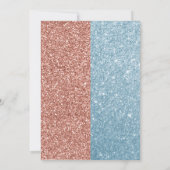 Twinkle Star Glitter Gold Gender Reopenbaart de pa Kaart (Achterkant)