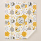 Twinkle Star | Monogram Sherpa Blanket Sherpa Deken (Voorkant)