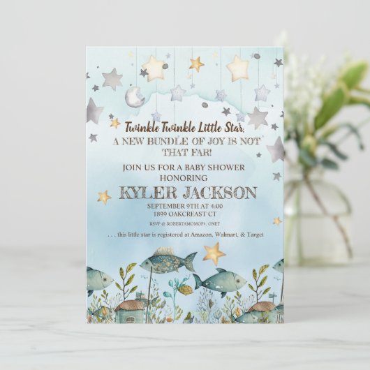 Twinkle Star Ocean Kaart (Staand voorkant)