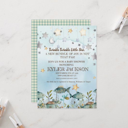 Twinkle Star Ocean Kaart (Voorkant / Achterkant in situ)