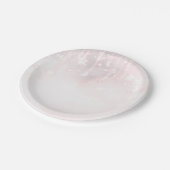 Twinkle Star Roos Gold Baby shower Papieren Bordje (Gekanteld)